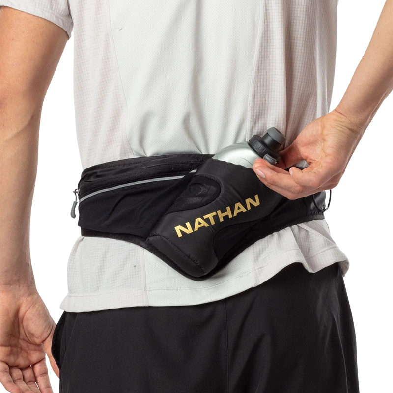 Peak Hydration Waist Pack 18oz, Nathan Peak Hydration Waist Pack 18oz bottle access