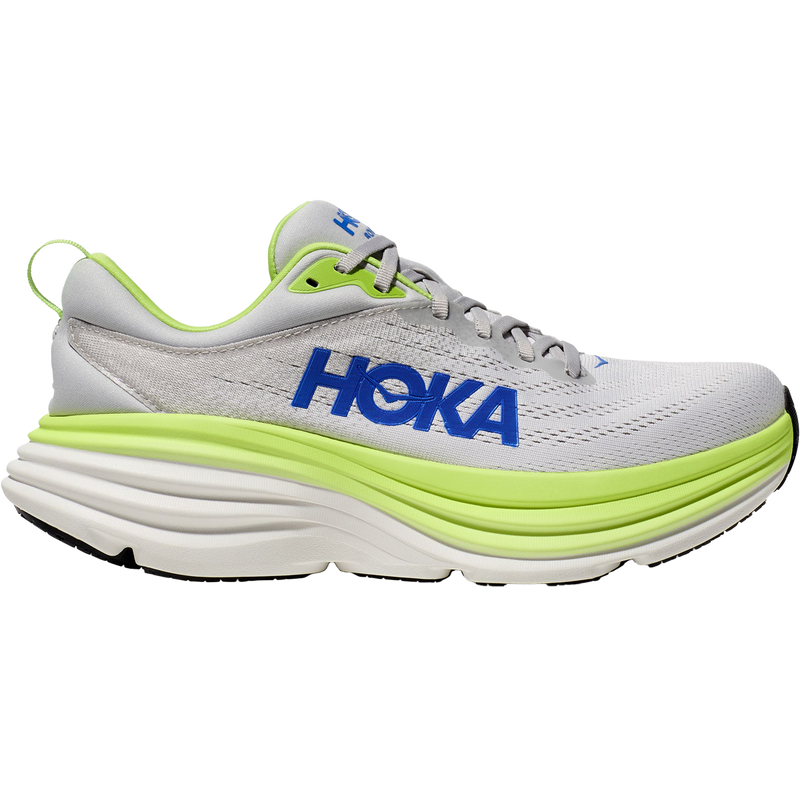 Hoka Men's Bondi 8 in Stardust/Lettuce