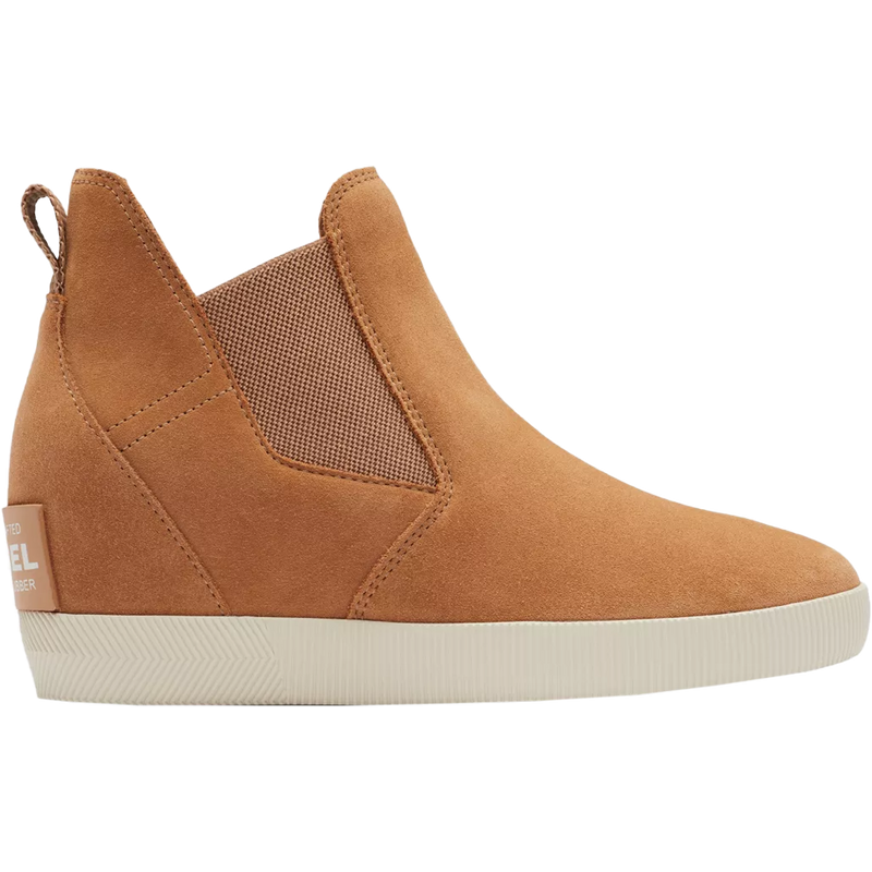 Women's Out N About Slip-On Wedge, Sorel Women's Out N About Slip-On Wedge in Tawney Buff/Chalk