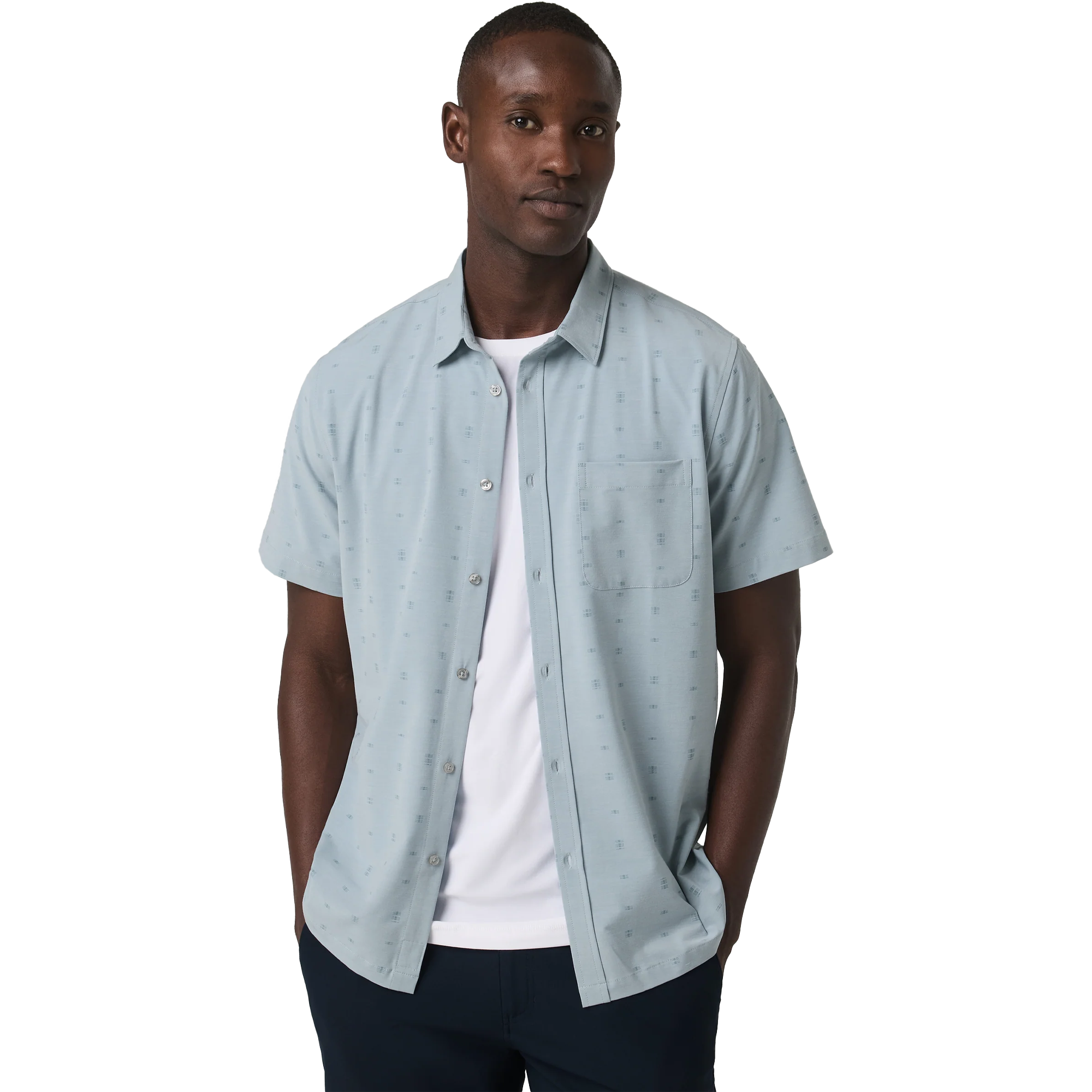 Men's Short Sleeve Bridge Button Down alternate view