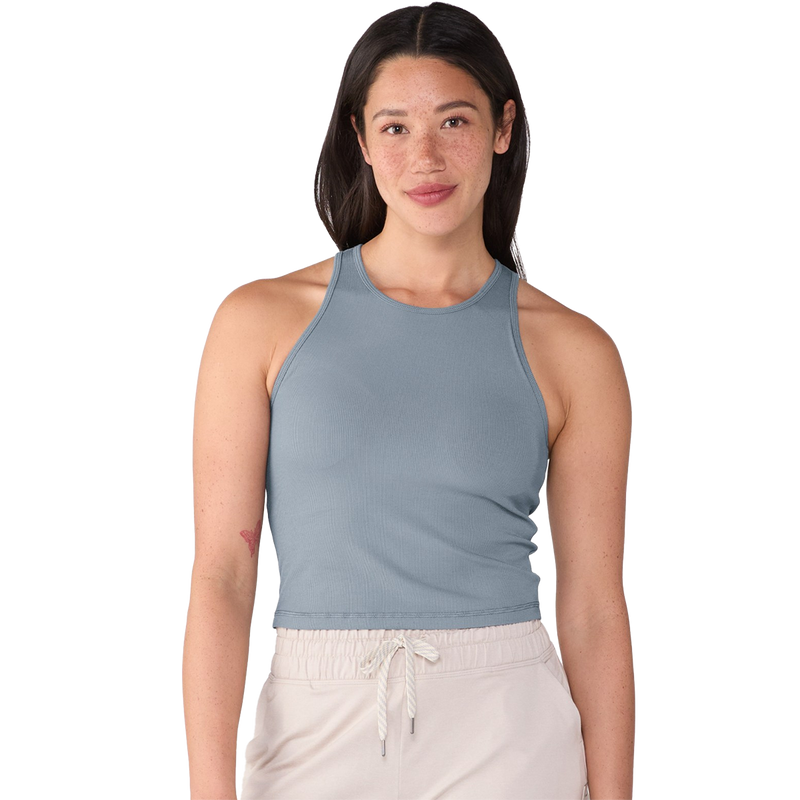 Woman's Pose Plyo Tank, Vuori Woman's Pose Plyo Tank in SEB Slate Blue