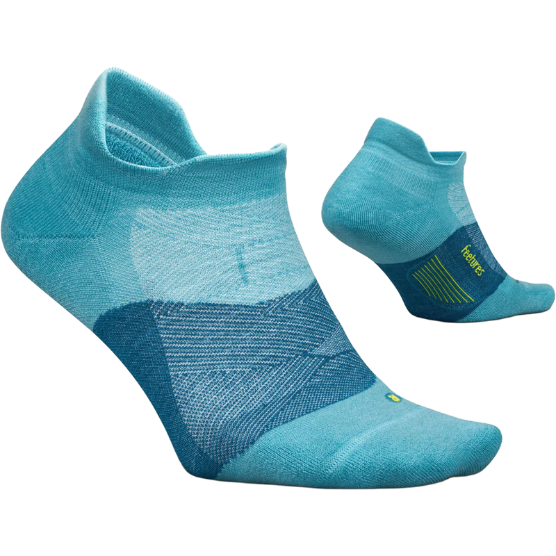 Women's Merino 10 Max Cushion No Show, Feetures Women's Merino 10 Max Cushion No Show pair