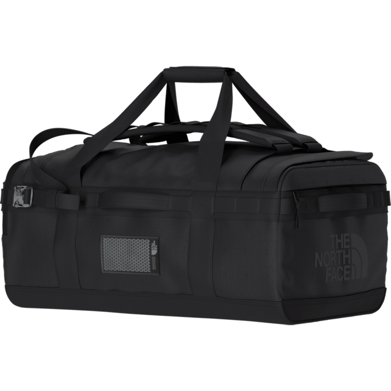 Base Camp Voyager Duffel 62L, The North Face Base Camp Voyager Duffel 62L in KTO TNF Black Asphalt Grey back right
