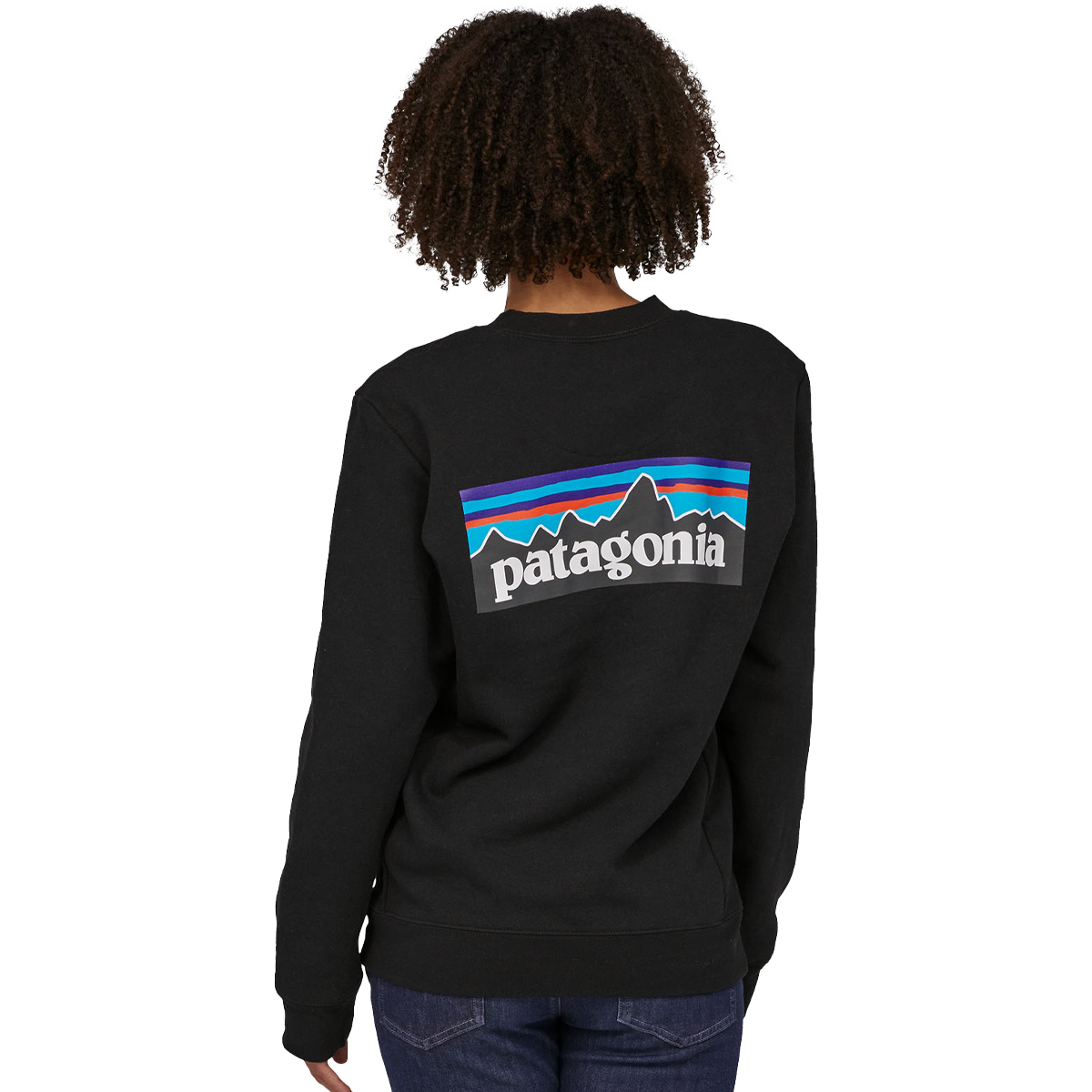 patagonia Uprisal Crew M ブラック トレーナー - P-6 Logo Uprisal 