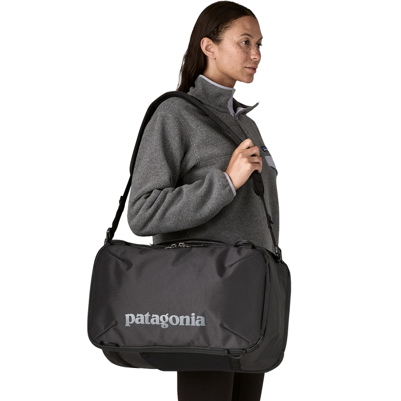 Black Hole Mini MLC 30L Pack, Patagonia Black Hole Mini MLC 30L Pack over shoulder
