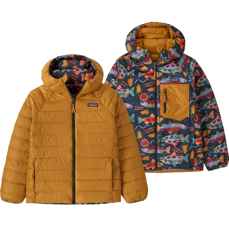 Youth Reversible Down Sweater Hoody, Featured Image
