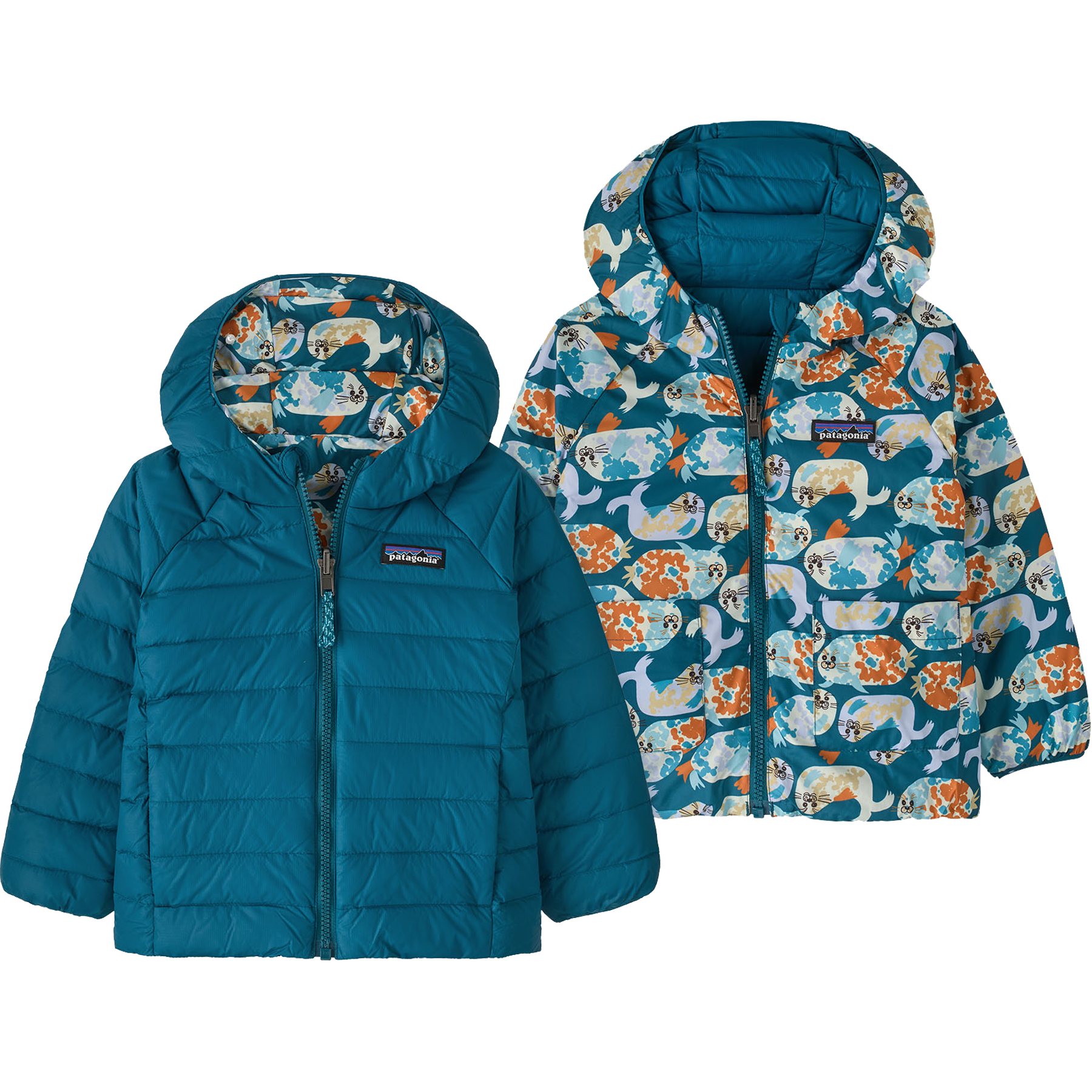 Youth Baby Reversible Down Sweater Hoody alternate view