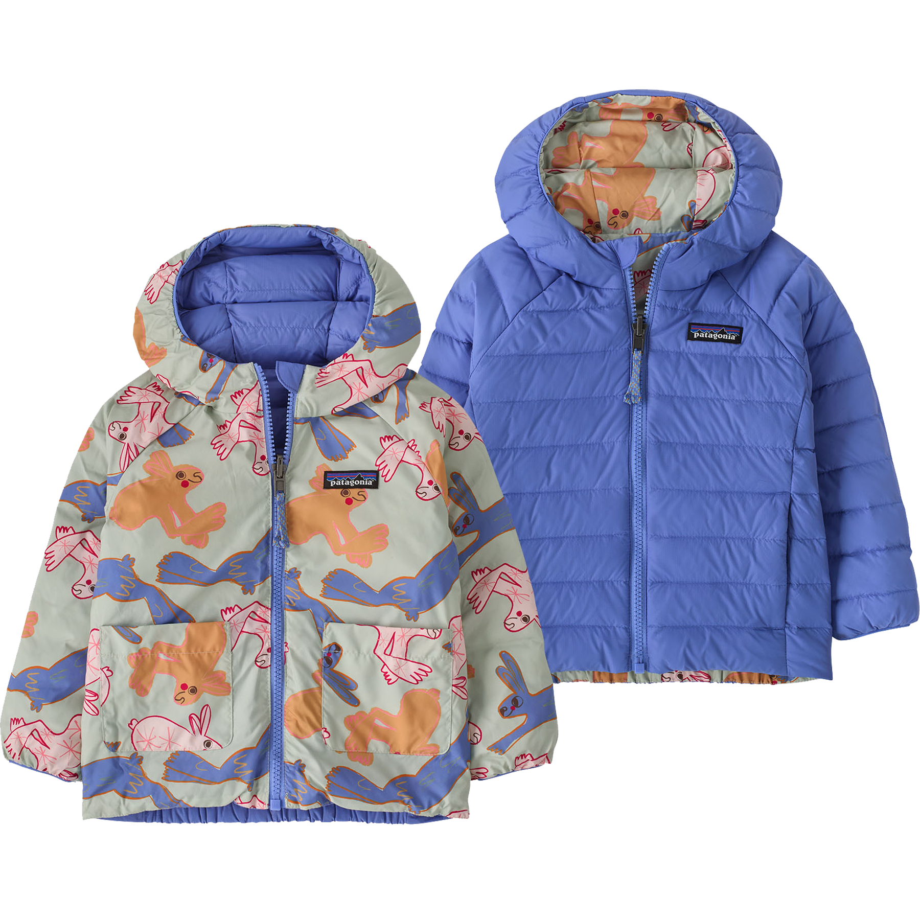 Youth Baby Reversible Down Sweater Hoody alternate view