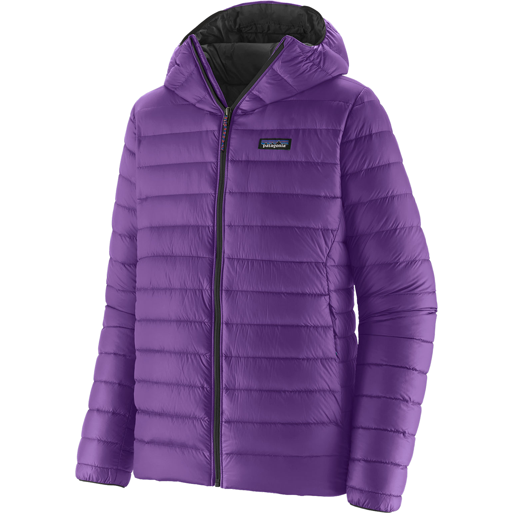 Patagonia Men's Down Sweater Hoody in PUR-Purple