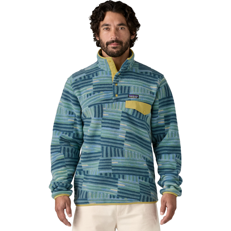 Men's Lightweight Synchilla Snap-T Fleece Pullover, Patagonia Men's Lightweight Synchilla Snap-T Fleece Pullover Front