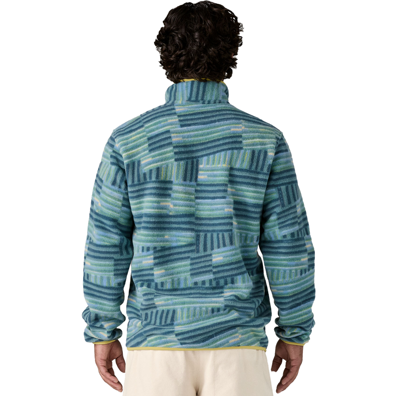 Men's Lightweight Synchilla Snap-T Fleece Pullover, Patagonia Men's Lightweight Synchilla Snap-T Fleece Pullover Back