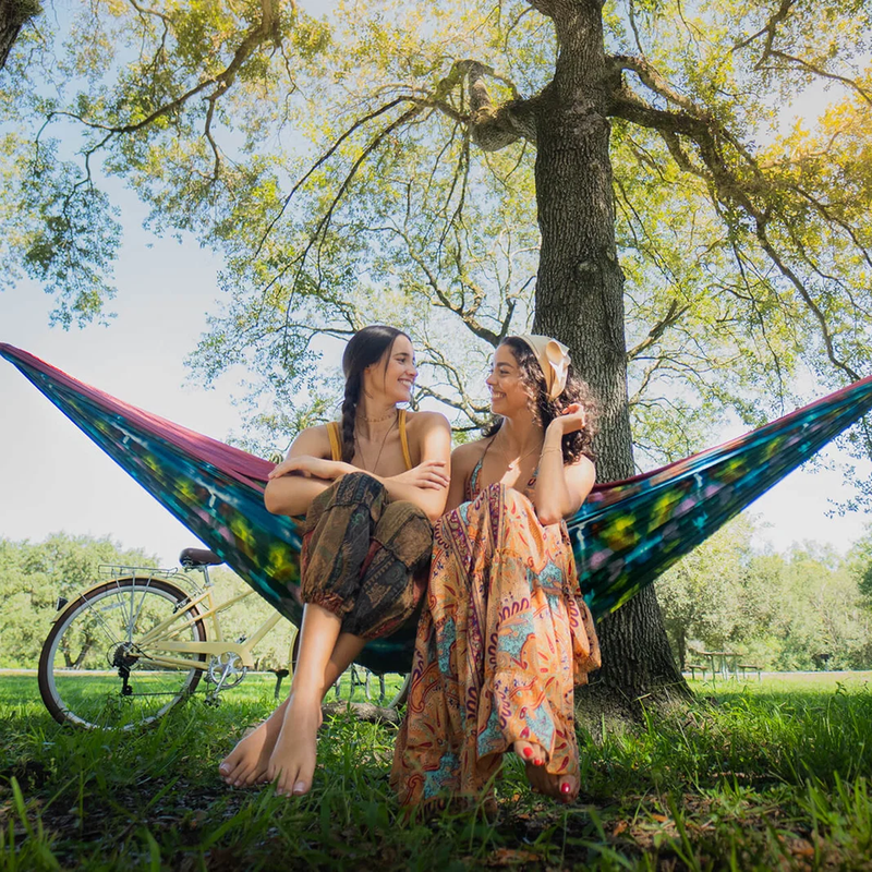 DoubleNest Print Hammock, Eagles Nest Outfitters DoubleNest Print Hammock in park