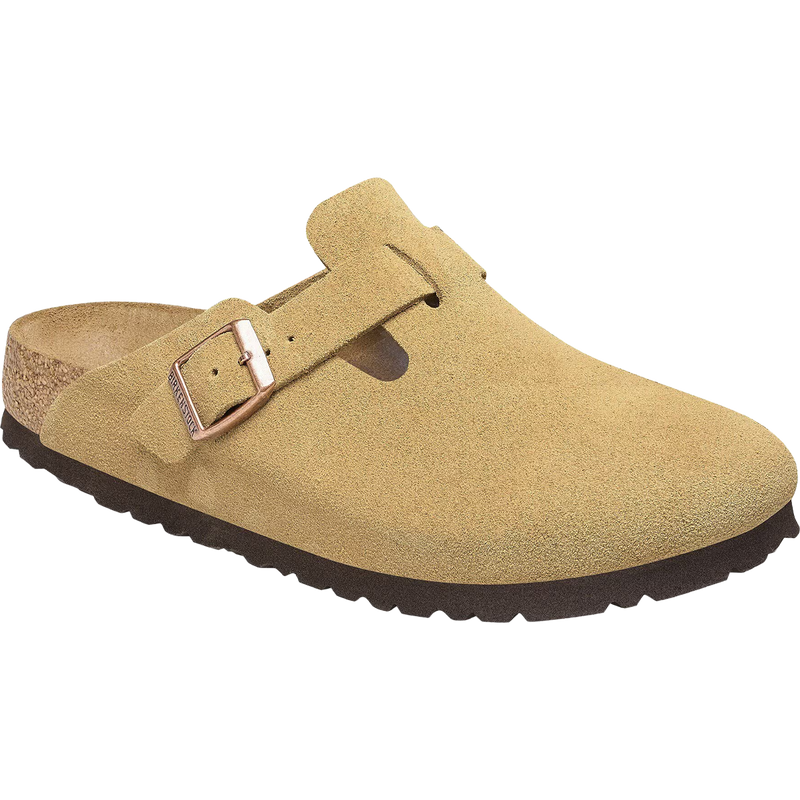 Birkenstock Women's Boston Clog in Latte Cream