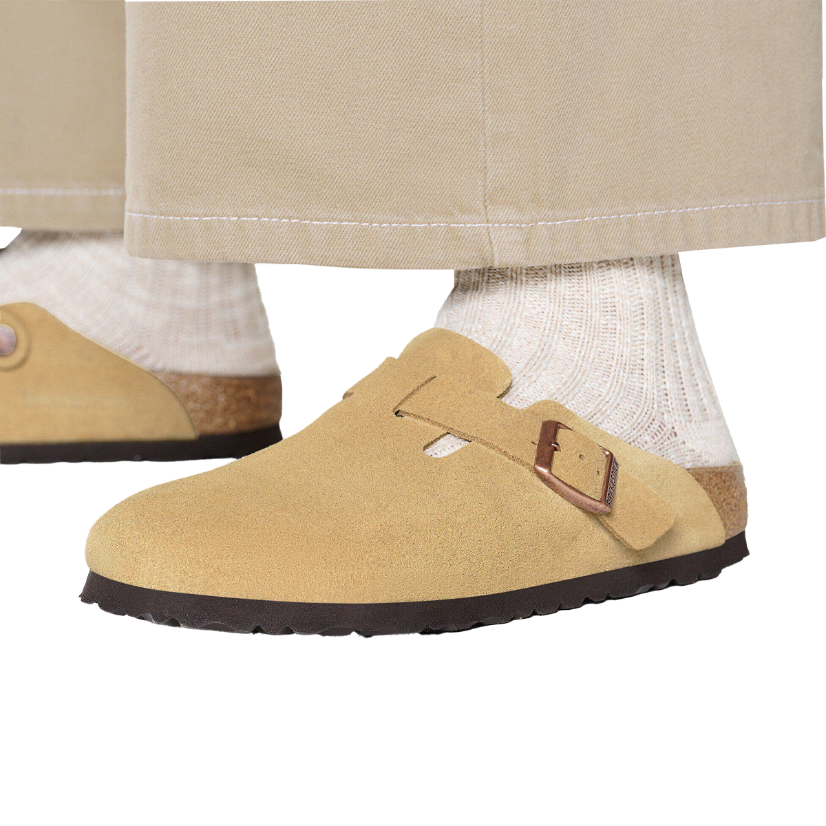 Birkenstock Women's Boston Clog on model