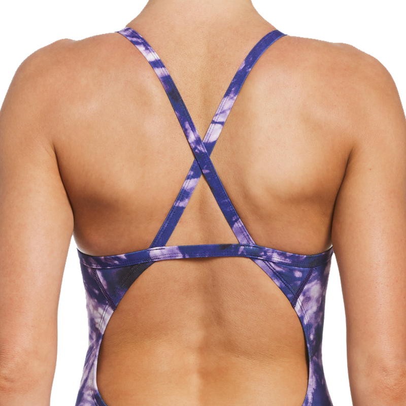 Women's Tie-Dye Crossback One Piece, Nike Women's Tie-Dye Crossback One Piece detail