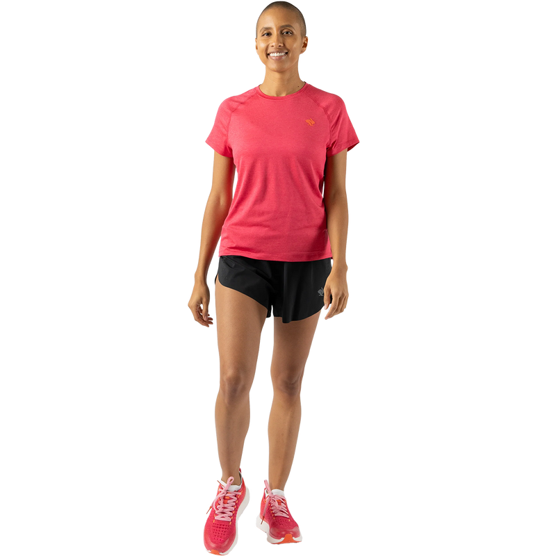 Rabbit Women's EZ Tee Short Sleeve in 653 Raspberry front full