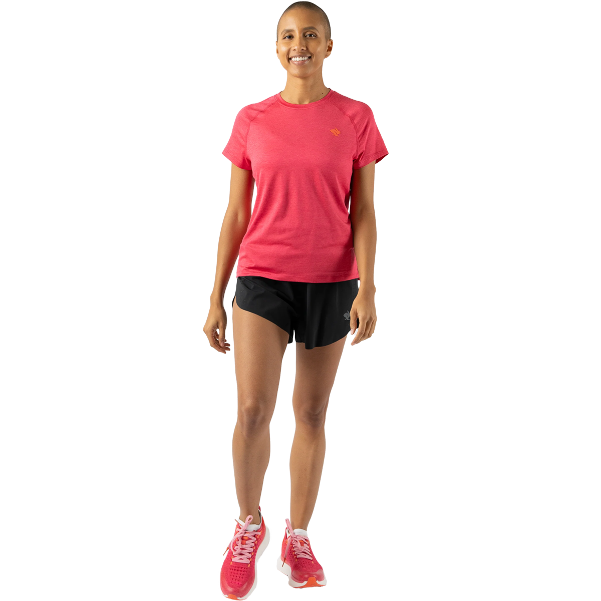Rabbit Women's EZ Tee Short Sleeve in 653 Raspberry front full
