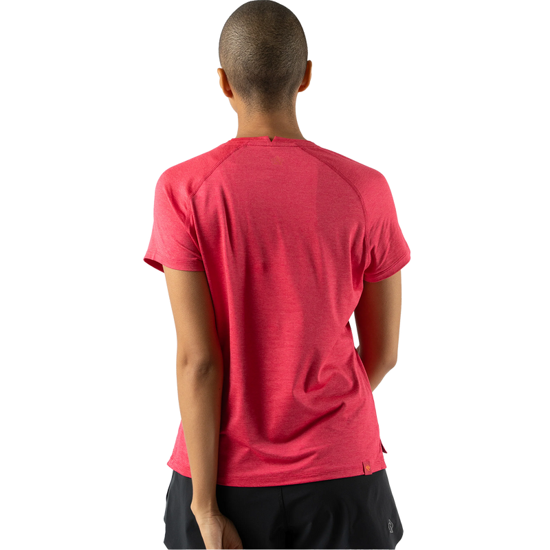 Rabbit Women's EZ Tee Short Sleeve in 653 Raspberry back