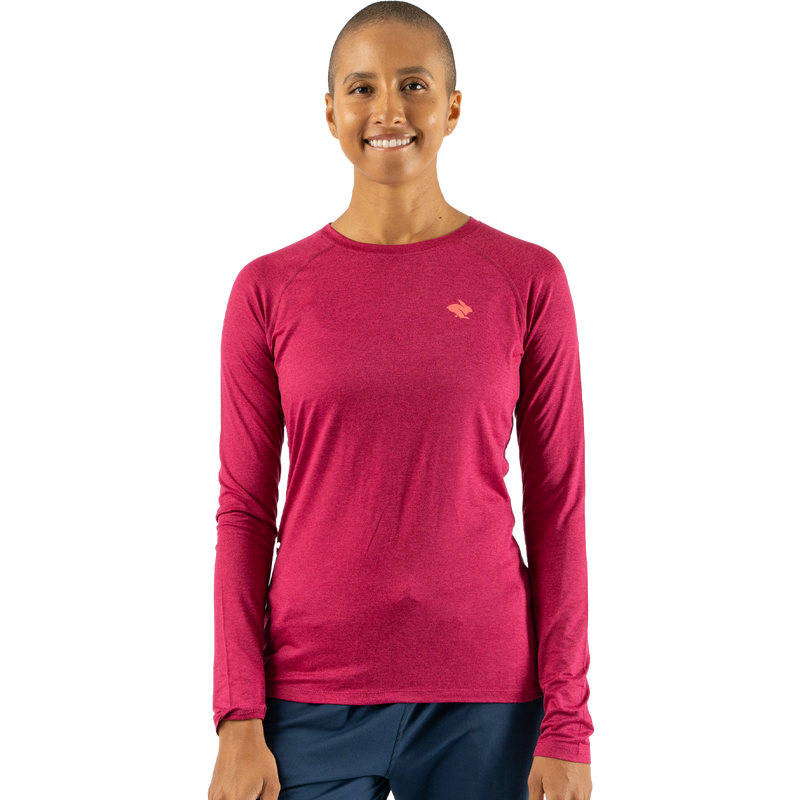 Rabbit Women's EZ Tee Long Sleeve in Vivacious
