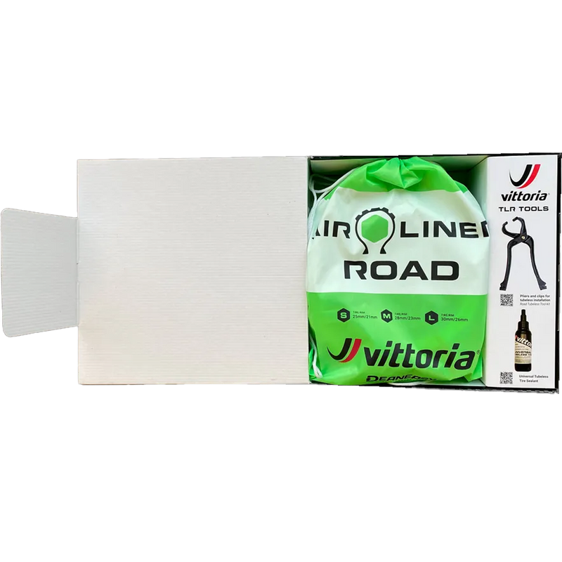 Tubeless Road Kit - S, Vittoria Tubeless Road Kit - S inside box