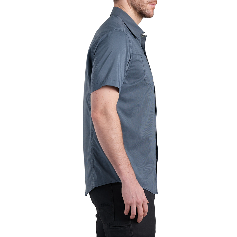 Men's Stretch Stealth Short Sleeve, Kuhl Men's Stretch Stealth Short Sleeve in Open Sea right side