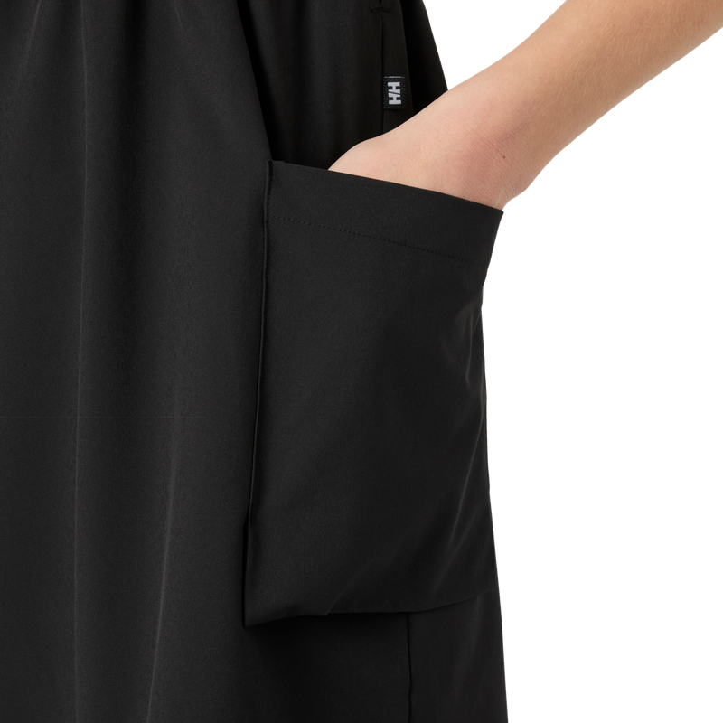 Women's Viken Recycled Dress, Helly Hansen Women's Viken Recycled Dress in 991-Black pocket