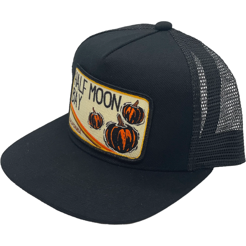 Men's Half Moon Bay Trucker, Bart Bridge Half Moon Bay Pocket Hat 3/4 view 1