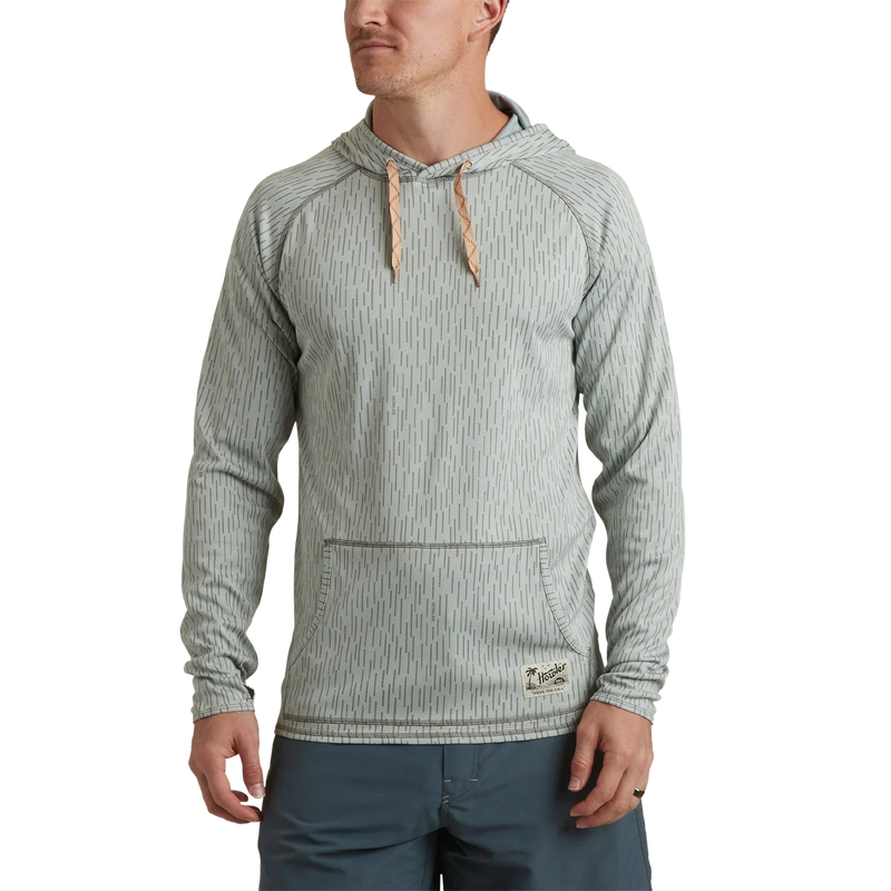 Men's Loggerhead Hoodie, Howler Brothers Men's Loggerhead Hoodie in LIG-Deluge Camo: Light Grey front