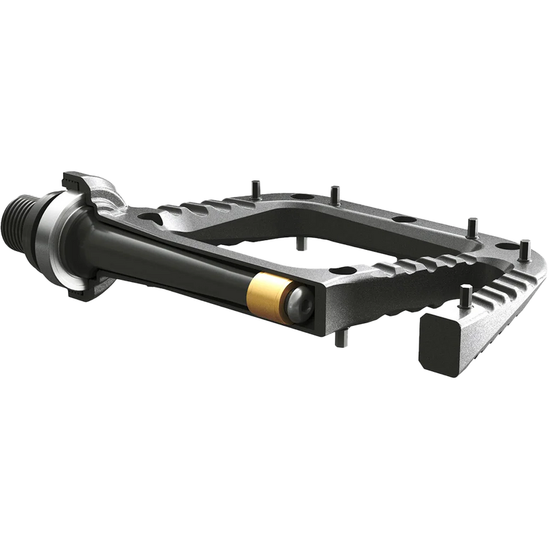 Aluminum Platform Pedals - Black, OneUp Components Aluminum Platform Pedals inside view