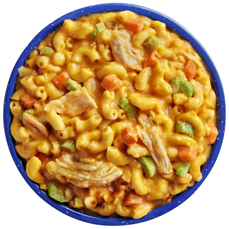 Buffalo-Style Chicken Mac & Cheese (2 Servings), Mountain House Buffalo Chicken Mac & Cheese in bowl