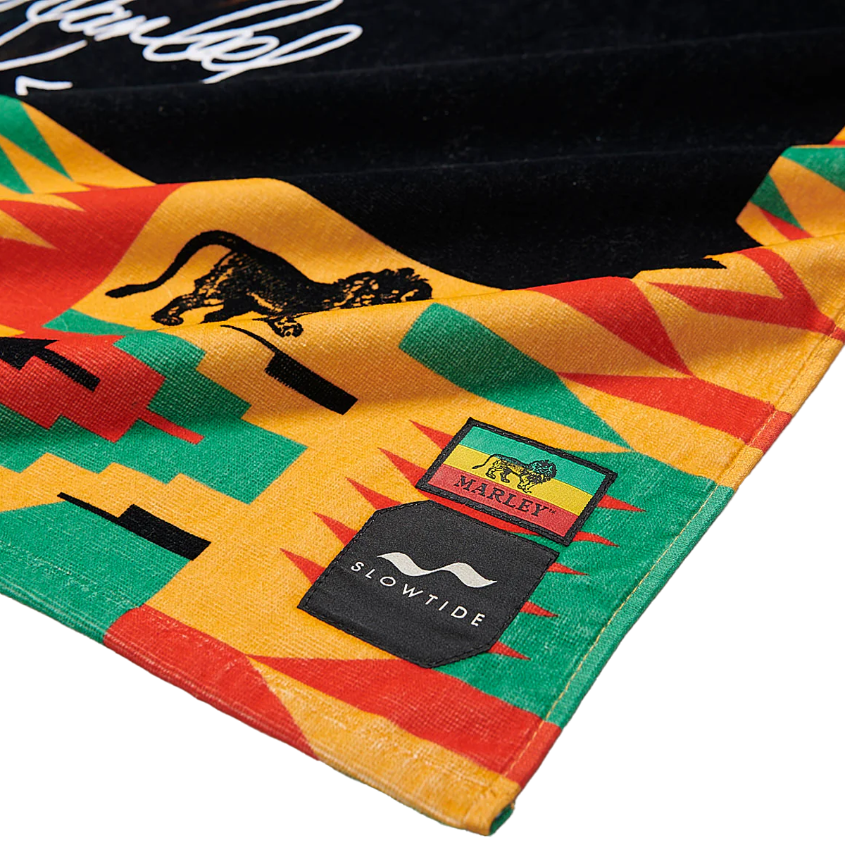 Bob Marley x Slowtide Trenchtown Beach Towel alternate view