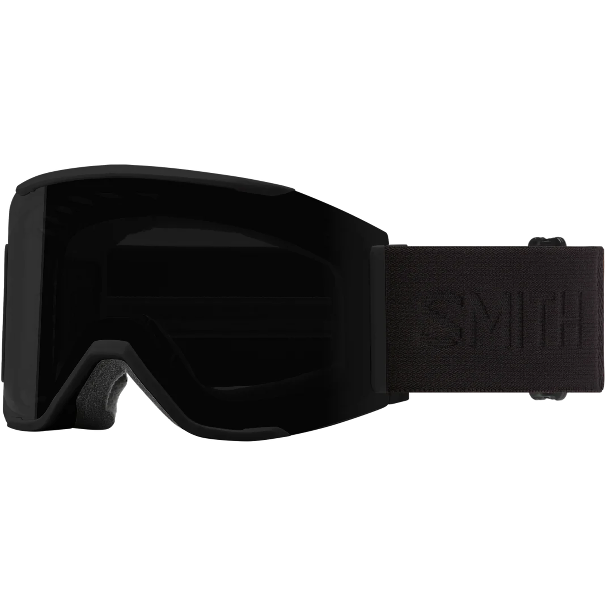 Smith Sport Optics Squad Mag in Blackout + CP Sun Black and CP Low Light Lens front left