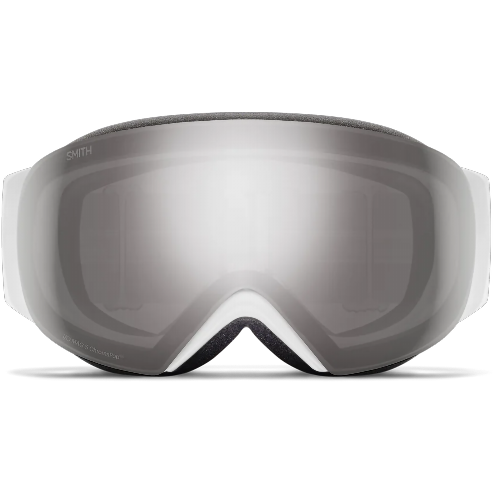 White Chunky Knit + CP Sun Platinum Mirror and CP Low Light Lens front