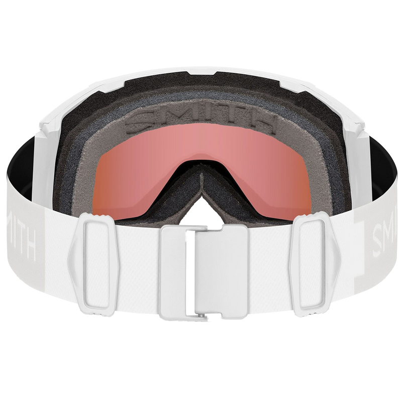 Squad MAG Low Bridge + Bonus Lens, Smith Sport Optics Squad MAG Low Bridge Fit in White Vapor CP Everyday Rose Gold back