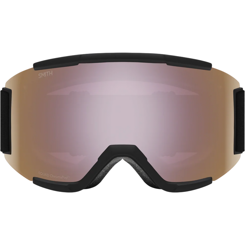 Smith Sport Optics Squad Low Bridge Fit in Black + CP Everyday RoseGold front