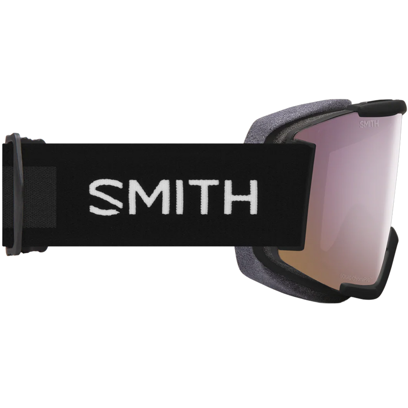 Smith Sport Optics Squad Low Bridge Fit in Black + CP Everyday RoseGold right profile