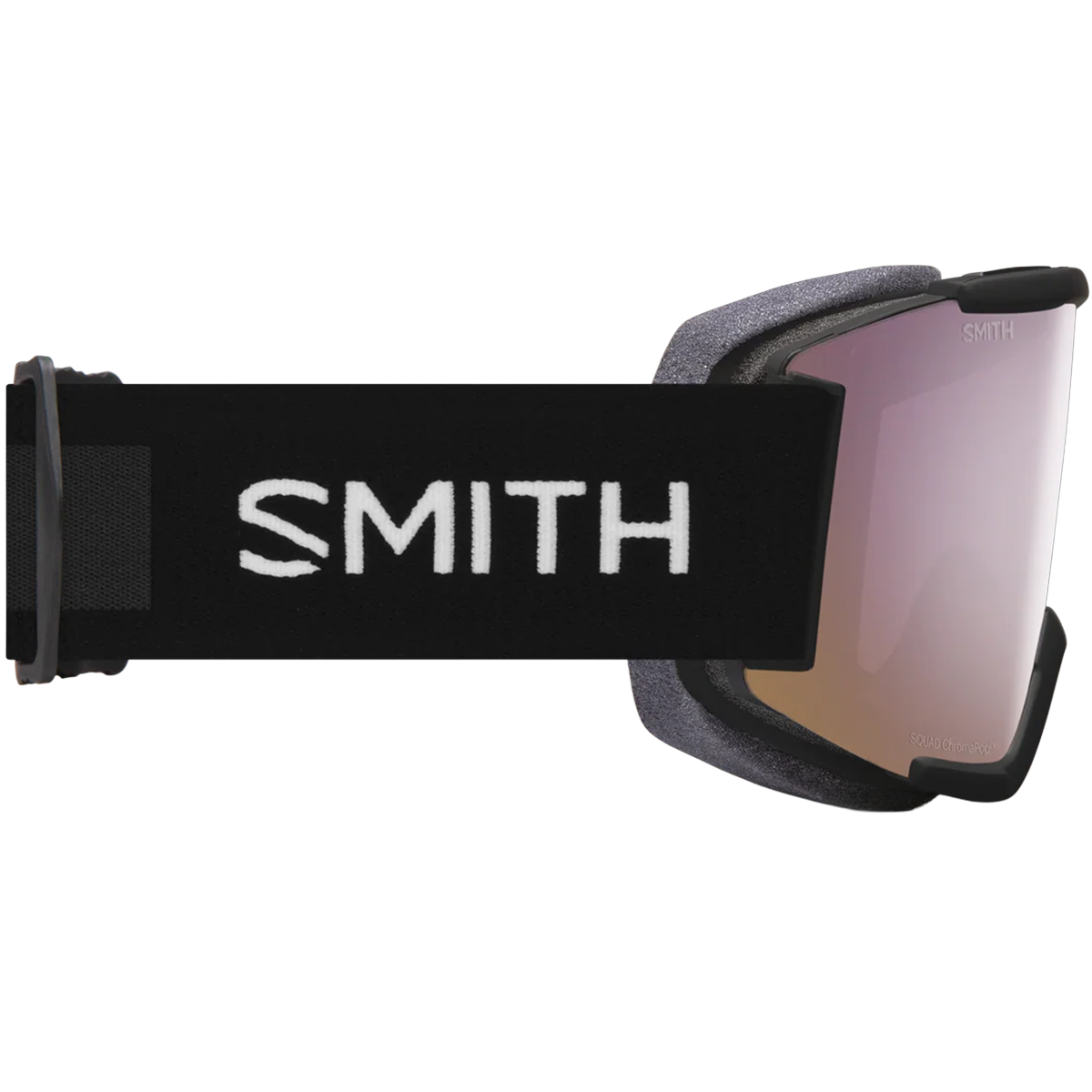 Smith Sport Optics Squad Low Bridge Fit in Black + CP Everyday RoseGold right profile