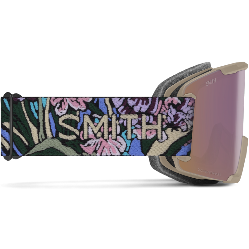 Smith Sport Optics Squad Low Bridge Fit + Bonus lens in Iris Pham AC + CP Everyday RoseGold and Low Light Lens right profile