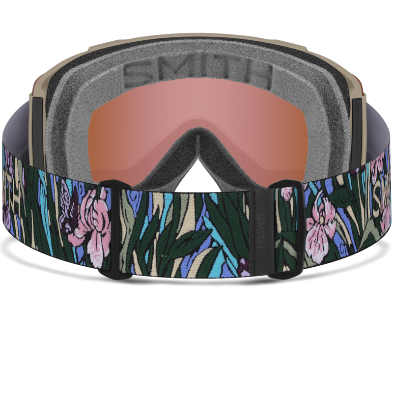 Smith Sport Optics Squad Low Bridge Fit + Bonus lens in Iris Pham AC + CP Everyday RoseGold and Low Light Lens back