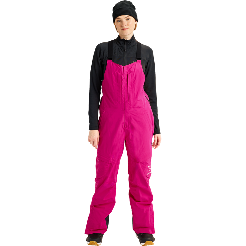 Women's AK Kimmy Gore-Tex 2L Bib Pants, Burton Women's AK Kimmy Gore-Tex 2L Bib Pants in 69P-Very Berry front