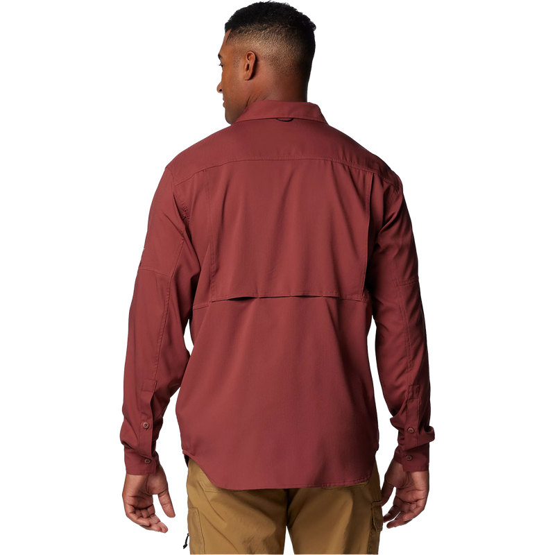 Men's Silver Ridge Utility Lite Long Sleeve, Columbia Men's Silver Ridge Utility Lite Long Sleeve in 681-Spice back