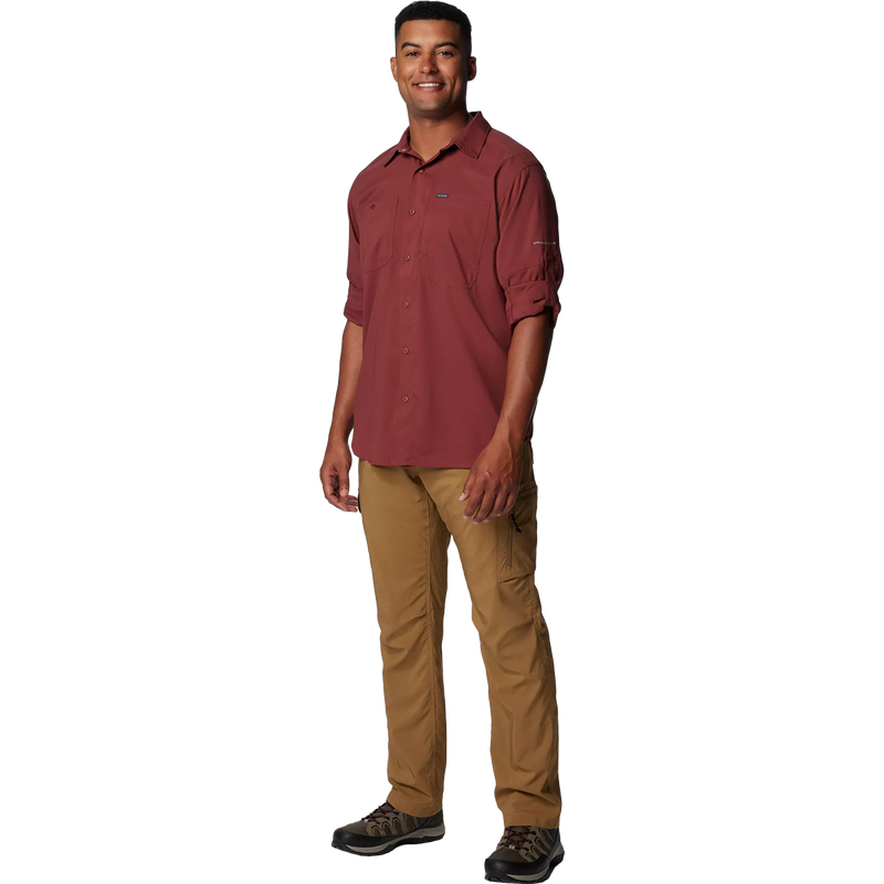 Men's Silver Ridge Utility Lite Long Sleeve, Columbia Men's Silver Ridge Utility Lite Long Sleeve in 681-Spice front