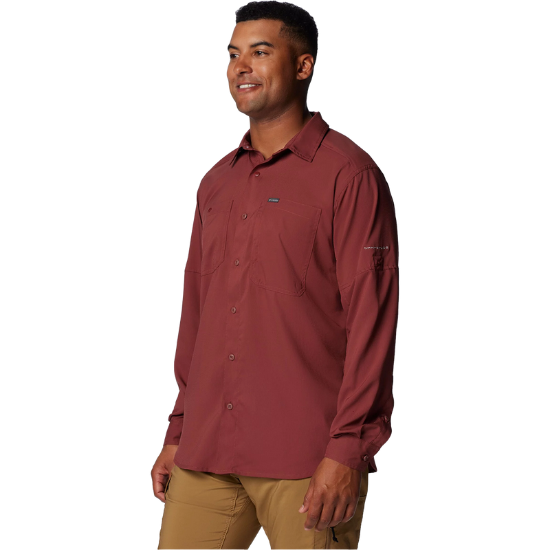 Men's Silver Ridge Utility Lite Long Sleeve, Columbia Men's Silver Ridge Utility Lite Long Sleeve in 681-Spice front left