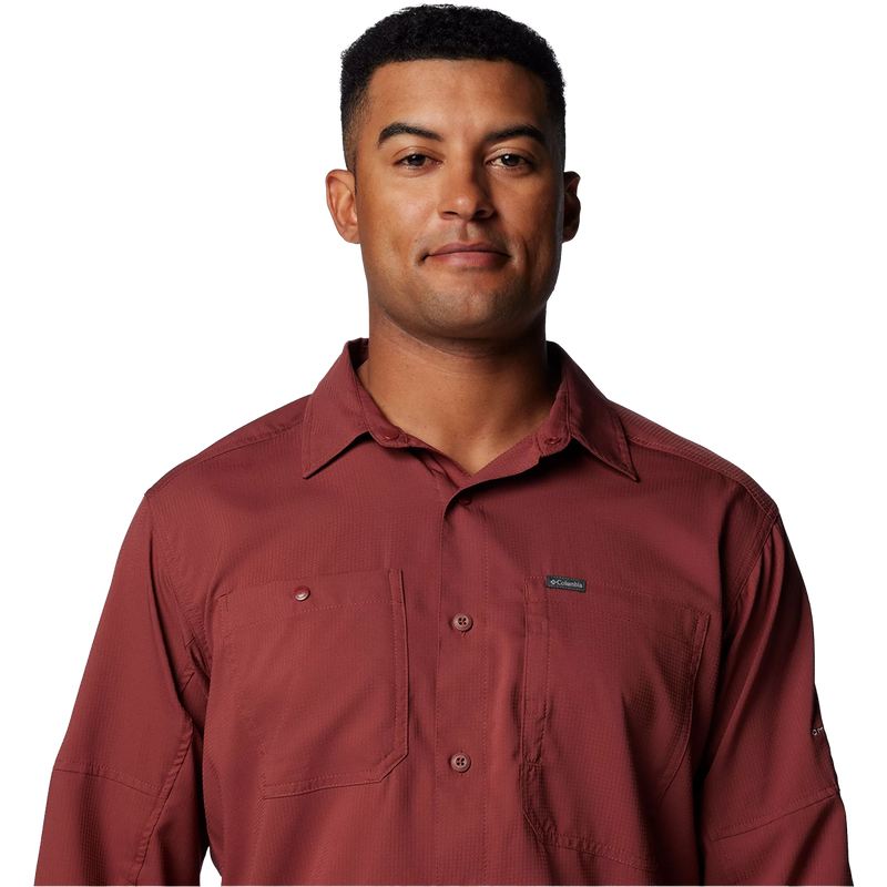 Men's Silver Ridge Utility Lite Long Sleeve, Columbia Men's Silver Ridge Utility Lite Long Sleeve in 681-Spice front