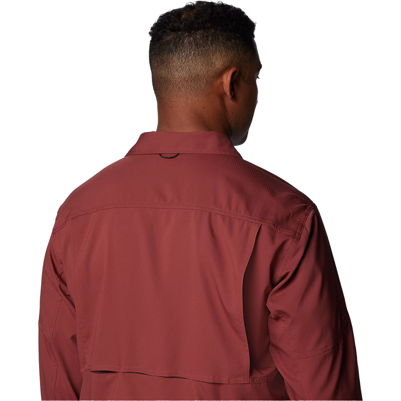 Men's Silver Ridge Utility Lite Long Sleeve, Columbia Men's Silver Ridge Utility Lite Long Sleeve in 681-Spice back