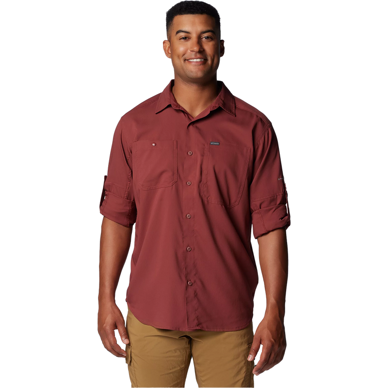 Men's Silver Ridge Utility Lite Long Sleeve, Columbia Men's Silver Ridge Utility Lite Long Sleeve in 681-Spice front