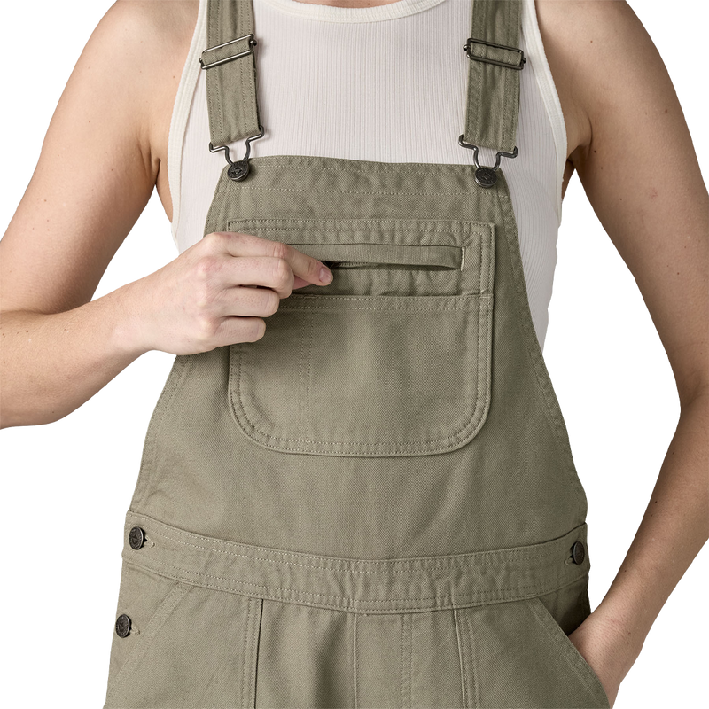 Women's Stand Up Overalls 5", Patagonia Women's Stand Up Overalls 5" bib pocket