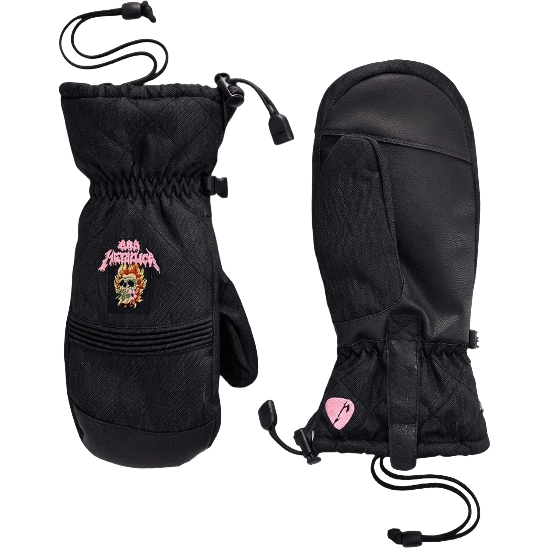 686 Women's Jubilee Metallica Mitt in Metallica Black Denim