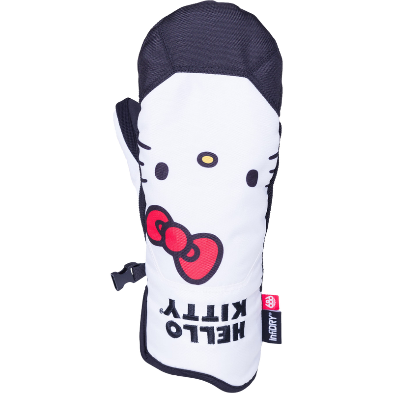 Women's Revel Mitt, 686 Women's Revel Mitt in Hello Kitty White