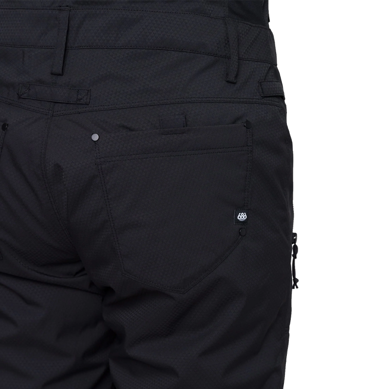 Women's Black Magic Insulated Bib, 686 Women's Black Magic Insulated Bib back pocket